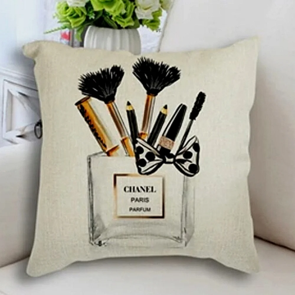 New Home Deco Linen Blend Glam Pillow Case